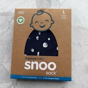 Happiest Baby Snoo Sack in Navy with White Dots New with Tags